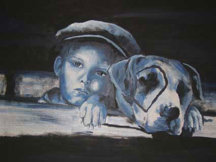 Enfant et son chien